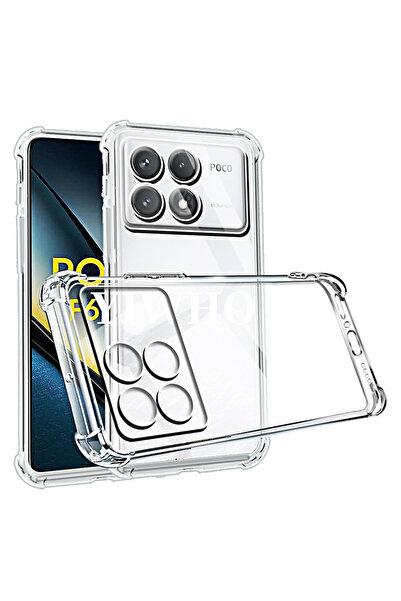 Choice1 غطاء هاتف مقاوم للصدمات لـ Poco F6 Pro F5 F4 F3 GT، أغطية خلفية شفافة...