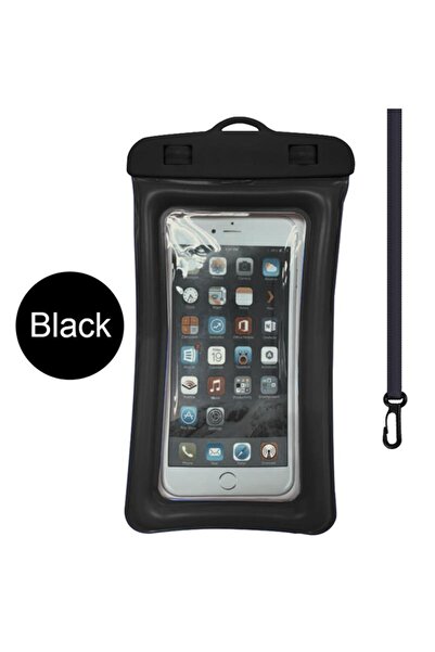 Choice1 حقيبة سوداء عائمة مقاومة للماء للسباحة في الهواء الطلق، مزودة حقيبة غ...