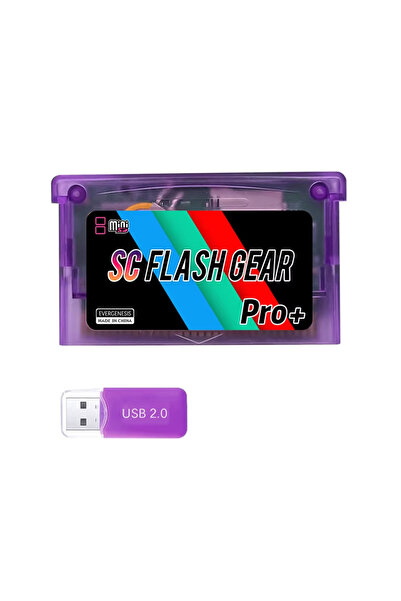 choice2 بطاقة SCFW Purple SCFW V1.5 Mini SC Card، بطاقة فلاش GBA متعددة الوظا...