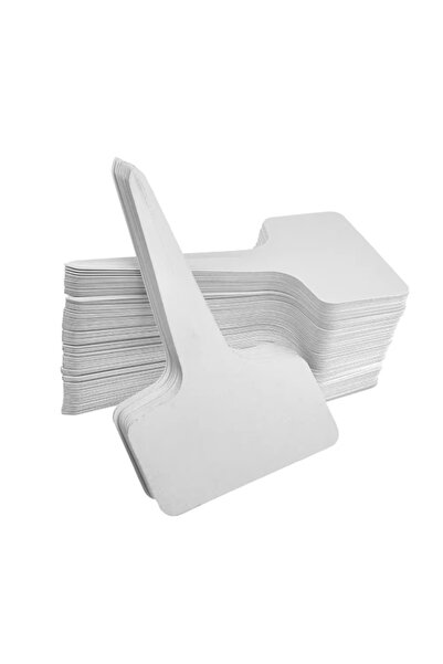 Choice1 ١٠٠ قطعة من ملصقات الحدائق البيضاء المقاومة للماء، مقاس ٥×٧ سم، لتصني...