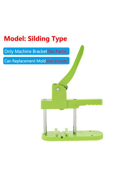 Choice4 قالب حامل فقط، مقاسات 25/32/37/44/58/75 مم، ماكينة صنع شارة زر مركبة ...