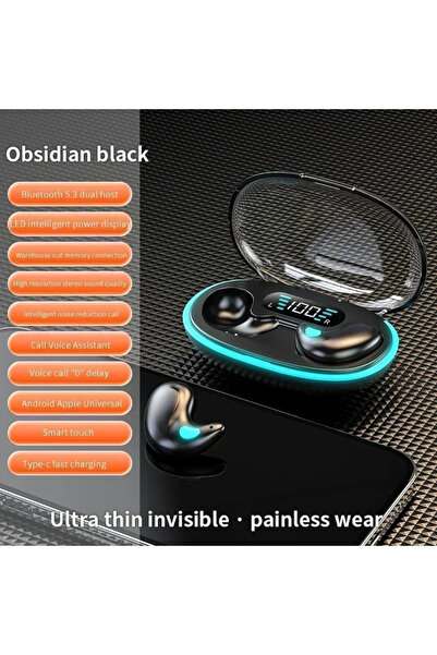 Choice4 سماعات أذن لاسلكية X55 سوداء اللون، مزودة بتقنية إلغاء الضوضاء، مناسب...