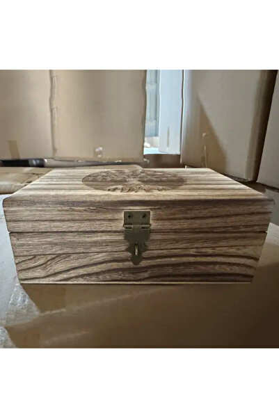 Choice A Handmade Wooden Tree of Life Engraving Keepsake Box Jewellery Organi...