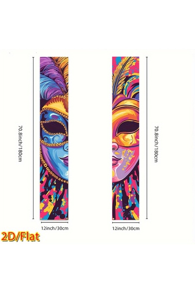 Choice لوحة إعلانية ثنائية الأبعاد متعددة الألوان مقاس 180 × 30 سم، لافتة باب...