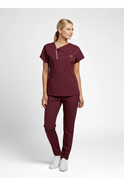 X Medical Wear Ms Single Collar Serisi Takım Scrubs