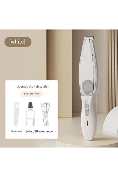 choice2 ماكينة حلاقة شعر الحيوانات الأليفة 2 في 1 بيضاء اللون، مزودة بخاصية ش...