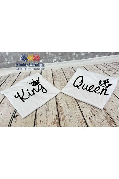 MagBro Embroidered T-Shirt Set - Queen and King