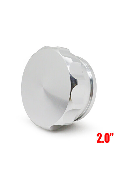 Choice1 سدادة وغطاء لحام من الألومنيوم بقطر خارجي فضي 2 بوصة، مقاسات 1 بوصة، ...