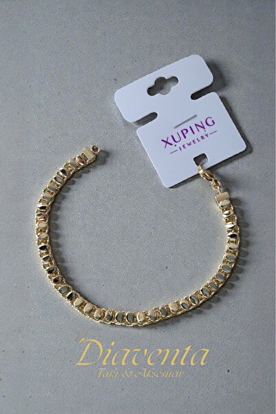 DİAVENTA TAKI VE AKSESUAR Xuping Bileklik Mini Badem Model 14k Gold Bileklik ...