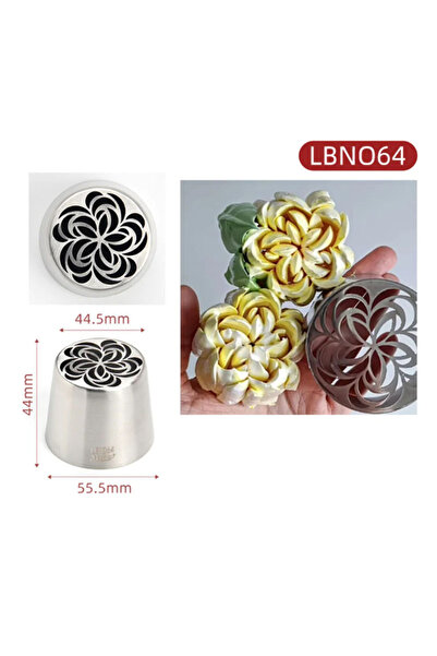 Choice11 فوهة تزيين معجنات كبيرة الحجم من الفولاذ المقاوم للصدأ باللون البرتق...