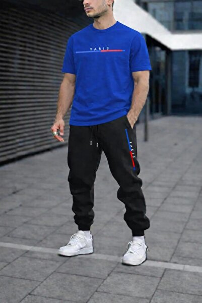 zeag Men's Paris-A Printed Sweatshirt and Trousers Set