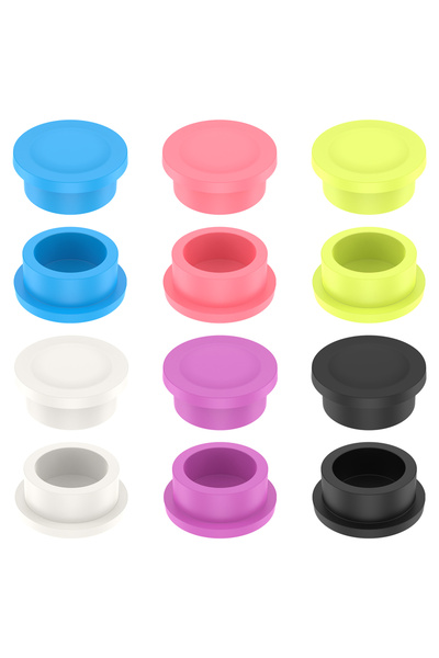 Choice1 12PCS 12/24Pcs Silicone Bottle Stoppers 3ml Vial Cap Glass Reusable B...
