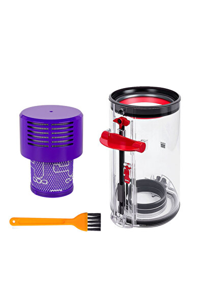 choice2 طقم فلتر خلفي HEPA لصندوق الغبار لملحقات مكنسة دايسون V10 SV12 الأمري...