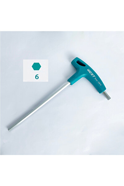 choice2 6 قطع (1 قطعة/6 قطع) مفك براغي سداسي بمقبض على شكل حرف T، أدوات إصلاح...