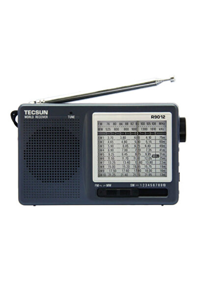 Choice راديو VIKEFON R-9012 رمادي اللون، يدعم موجات FM/AM/SW، 12 نطاقًا، قابل...