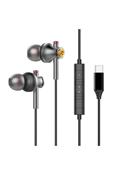 Choice1 black typec EARDECO 3.5mm/typec Gaming Earbud Wired Headphones In-ear...