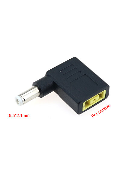 Choice3 محول طاقة كمبيوتر محمول YuXi أبيض اللون، قابس مربع أنثى تيار مستمر إل...