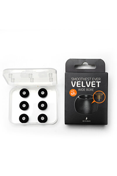 Choice4 ML-3 أزواج من أطراف سماعات الأذن المصنوعة من السيليكون مخمل واسع الفت...