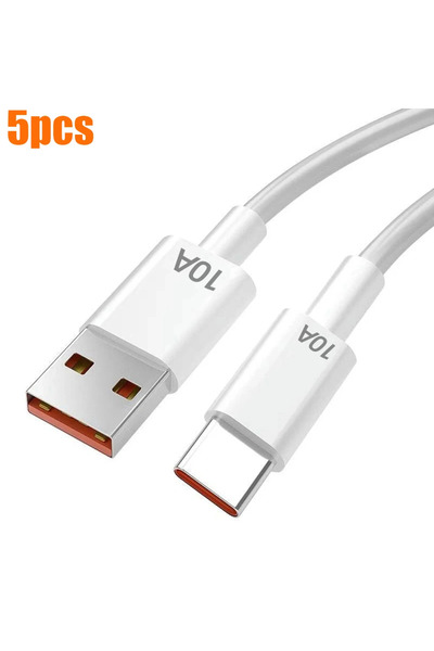 Choice11 كابل شحن سريع من النوع C بطول متر واحد، 5 قطع (1/3/5 قطع)، بقدرة 10 ...