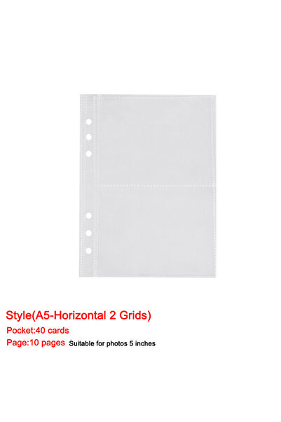 Choice6 مجلد بسحاب على شكل نجمة ليزرية A5 (أفقي) - منظم لتجميع الكتب وإعادة ت...