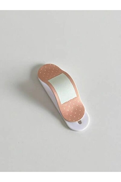 Choice حامل غلاف هاتف كوري على شكل ضمادة لاصقة، قابل للسحب والدفع، بتصميم إبد...