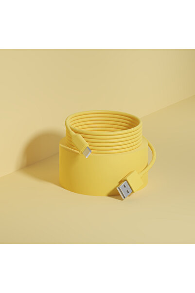 Choice1 كابل شحن سريع من السيليكون السائل USB من النوع C بطول 2.8 متر باللون ...