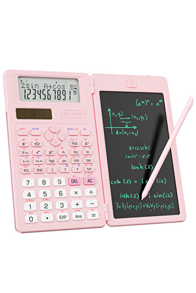 Choice Pink 82MS 2-In-1 Foldable Scientific Calculator & 6 inch Writing Table...