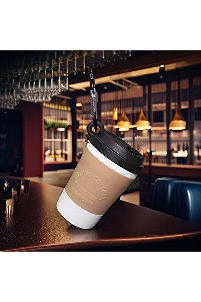 Choice 1pc Dog Poop Bag Dispenser,Portable Coffee Cup Shape,Built-In Waste St...