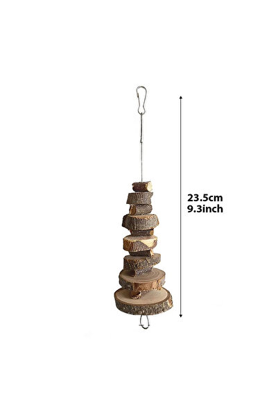 Choice4 كما هو موضح، ألعاب مضغ وتسنين للببغاء والهامستر والأرنب مصنوعة يدويًا...