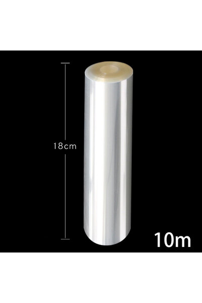 Choice غلاف أسيتات شفاف بطول 10 أمتار (18 سم) يحيط بحافة قالب الكيك.