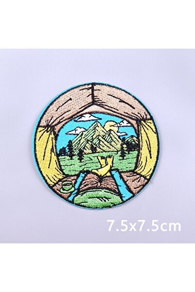 Choice27 رقعة تطريز جبلية خارجية PE8695CT، يمكنك صنعها بنفسك، شارات خياطة، زي...