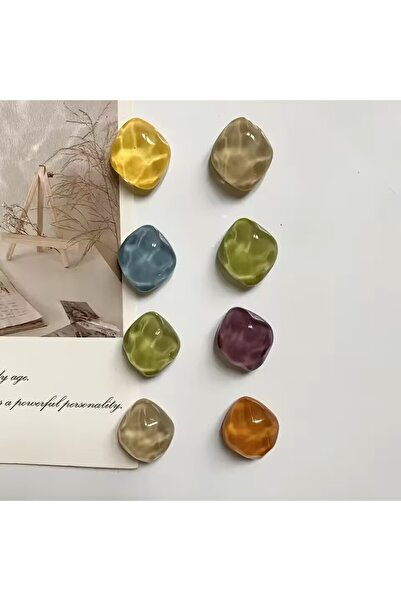 Choice1 مجموعة مغناطيسات ثلاجة على شكل معين، 8 قطع، مغناطيسات جميلة غير منتظم...