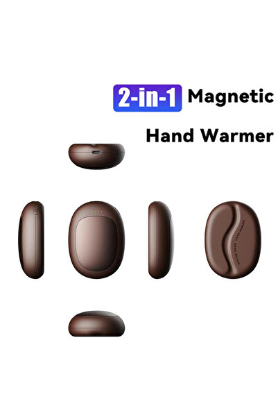 Choice1 عبوة من قطعتين من مدفئات اليد الكهربائية المغناطيسية، سعة كبيرة 5000 ...