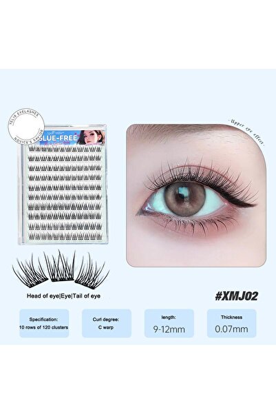 Choice7 رموش صناعية كورية خالية من الغراء، رموش عنقودية ذاتية اللصق يمكنك ترك...