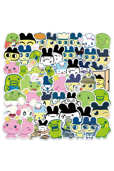 Choice 60 قطعة من ملصقات جرافيتي كرتونية من Tuoma Gezi لتزيين السيارات والثلا...