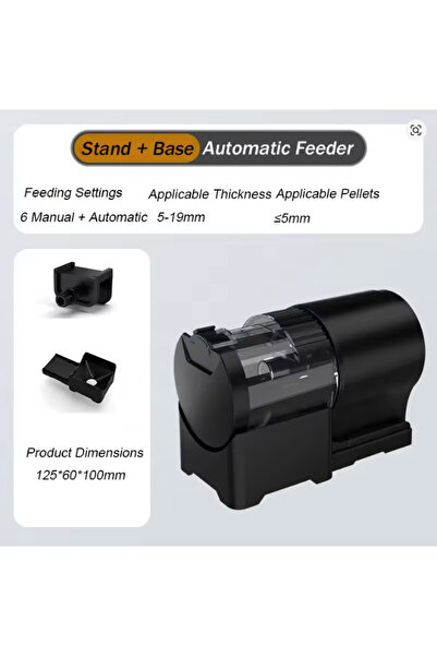 Choice1 مغذي أسماك أوتوماتيكي بسعة 100 مل يعمل بالبطارية مع مؤقت قابل للبرمجة...