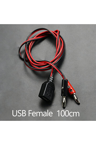 Choice8 USB Female 100cm DIY Test Cable USB Male/Female to 4mm Banana Plug a ...