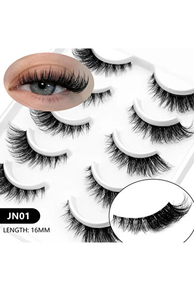 Choice6 5pairs-JN01 Veltrinay Cat Eye Lashes Soft Natural Faux Mink Eyelashes...