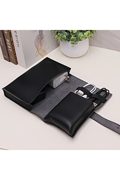 Choice Black Multi-Compartment Storage Box -Portable Travel Organizer for Cab...