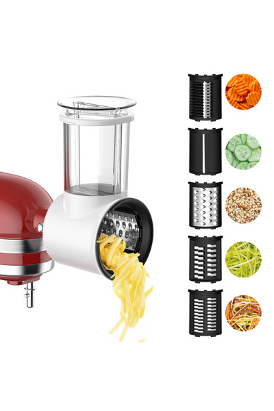 choice2 قطاعة بخمس شفرات من الفولاذ المقاوم للصدأ من GVODE، ملحق تقطيع وبشر ل...