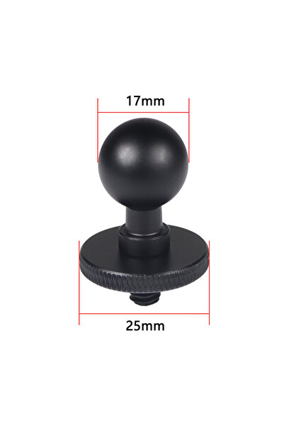 Choice 17mm to 1 4 Screw A 17mm Ball Head Adapter Mount 1/4" Screw Male/Femal...