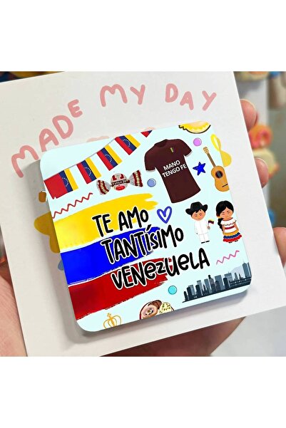 Choice4 z3 Venezuela Aesthetic Art Refrigerator Magnet Magnetic Ins Style Hom...