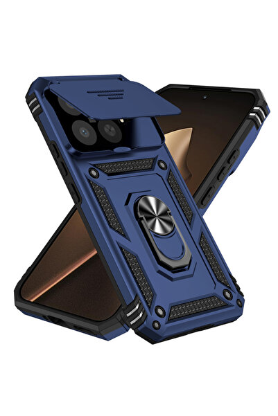 Choice10 غطاء حماية من شاومي 15T برو أزرق اللون لهاتف Mi 15T Pro 5G، مزود بعد...