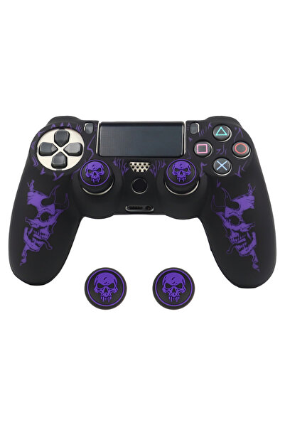 Choice4 A0661-5 Silicone Case for PS4 Controller Protective Cover with 2 Thum...