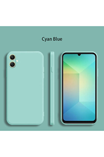 Choice1 غطاء حماية سيليكون أصلي ناعم لهاتف Galaxy A07 باللون الأزرق السماوي، ...