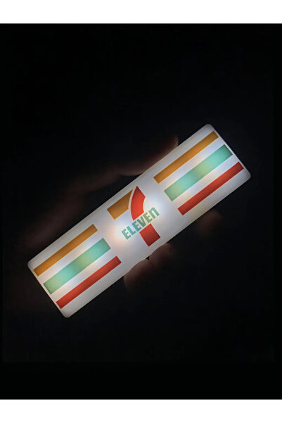 Choice1 ملصقات ثلاجة صغيرة إبداعية من 711، لافتات مغناطيسية مضيئة للمتاجر الص...