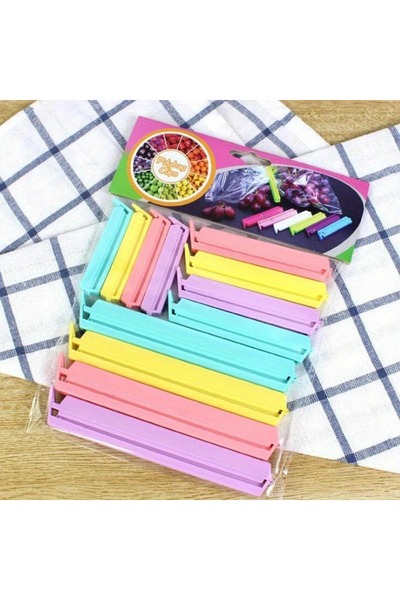 Choice 12pcs 1 Sizes Portable New Kitchen Storage Food Snack Seal Sealing Bag...