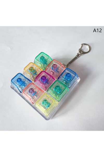 Choice13 لعبة KOQZM A12 المضحكة لتخفيف التوتر، تتكون من 9 مفاتيح لوحة مفاتيح،...