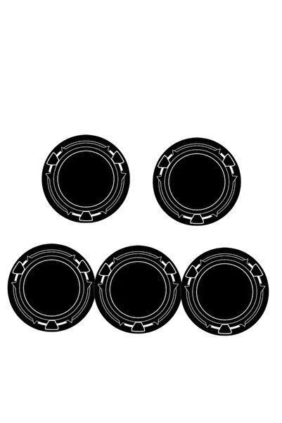 Choice 5 قطع جديدة 6 سم حلقة معدنية لحامل ماج سيف المغناطيسي للسيارة وحامل آي...