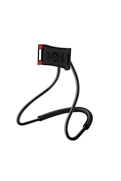 choice2 حامل هاتف محمول أسود جديد قابل للطي للرقبة، مناسب لأجهزة آيفون، وحامل...